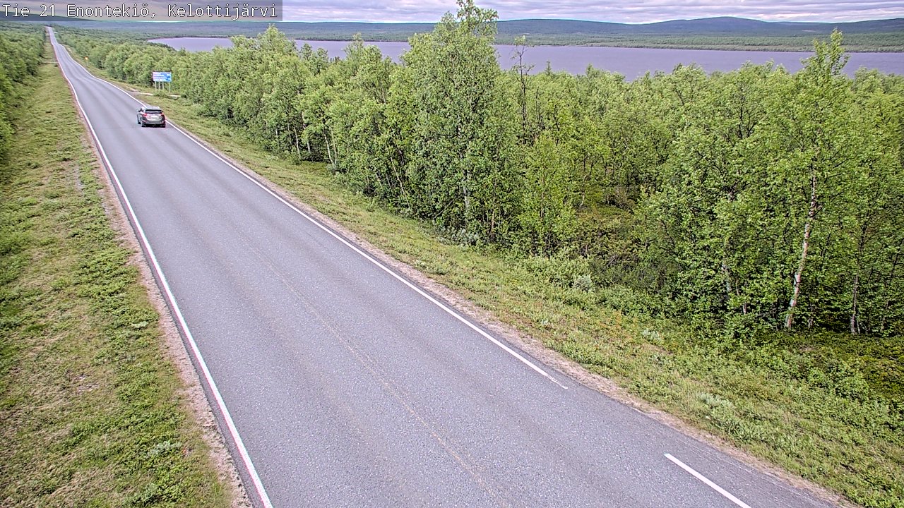 Kelikamerat Kuva Tie 21 Enontekiö, Kelottijärvi, Enontekiö, Lappi