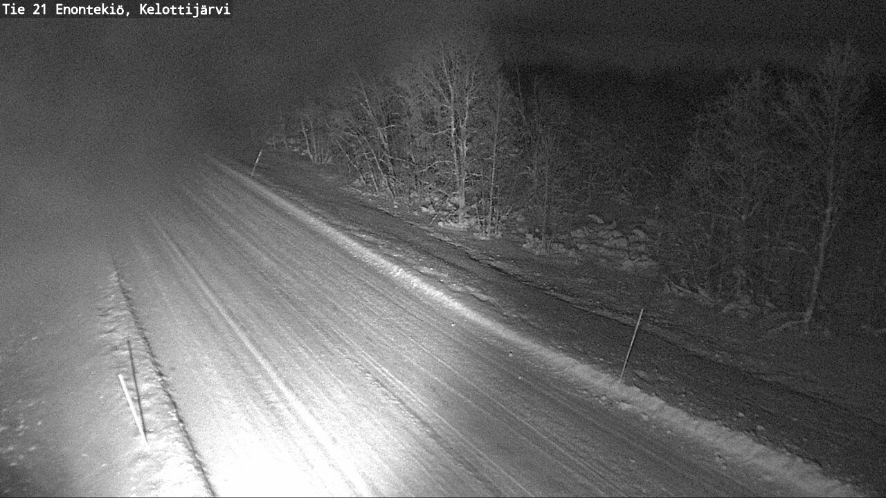 Weather Camera Image Väg 21 Enontekiö, Kelottijärvi, Enontekiö, Lappi