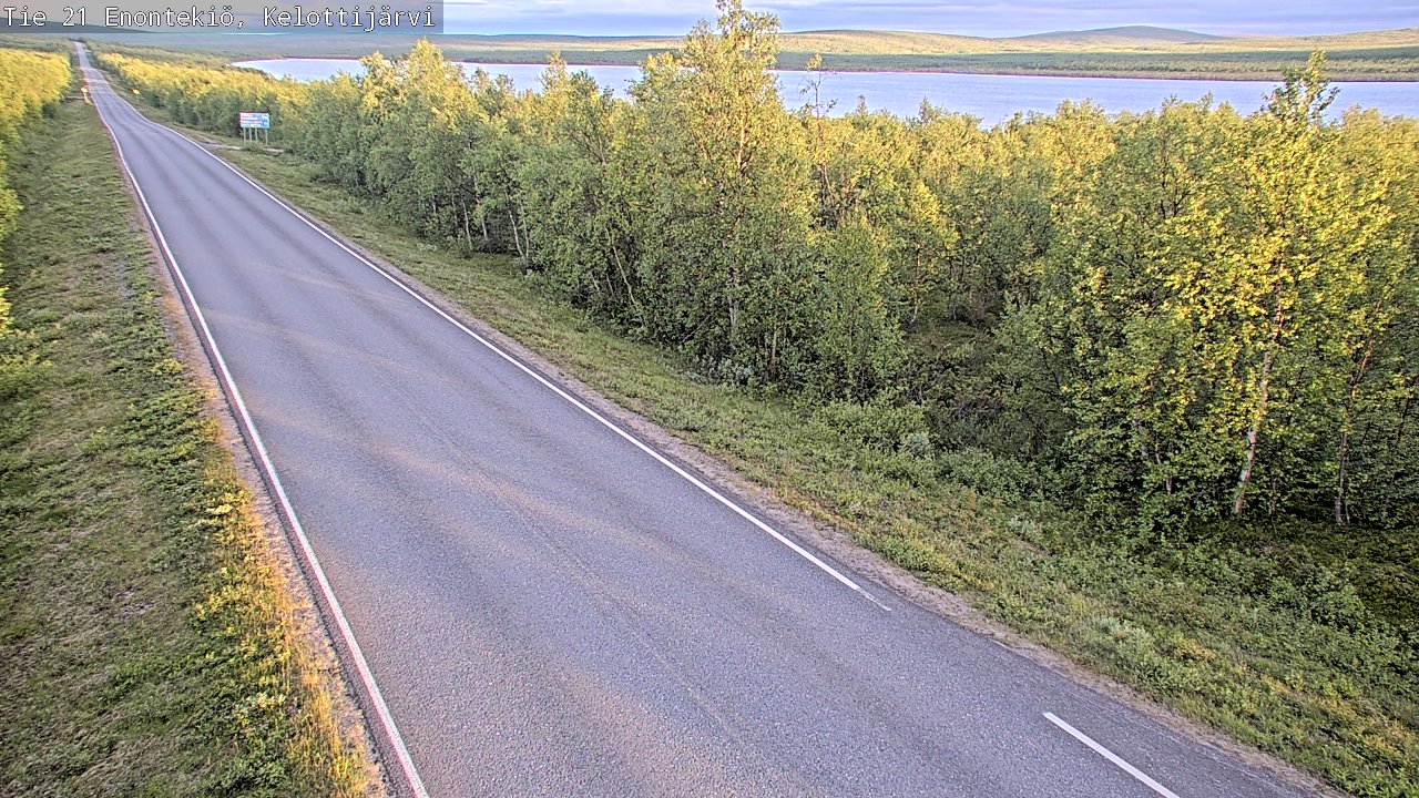 Kelikamerat Kuva Tie 21 Enontekiö, Kelottijärvi, Enontekiö, Lappi