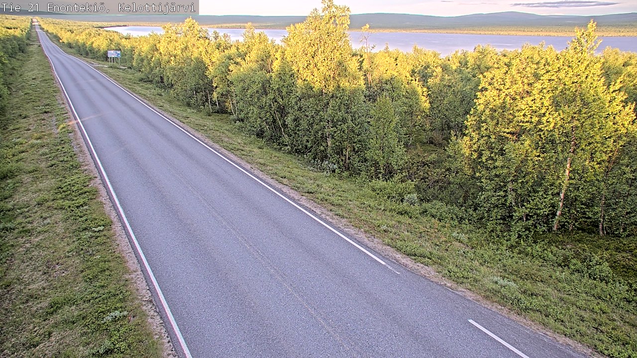 Kelikamerat Kuva Tie 21 Enontekiö, Kelottijärvi, Enontekiö, Lappi