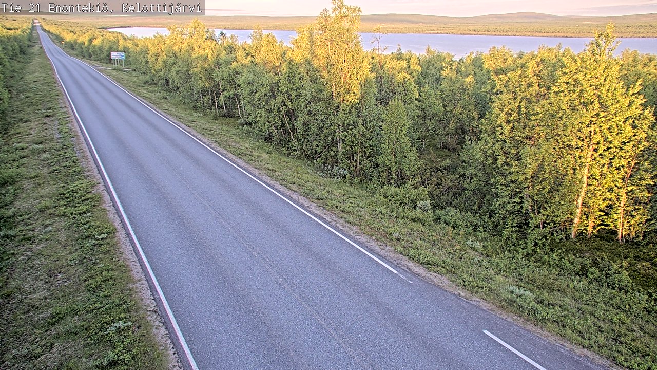 Kelikamerat Kuva Tie 21 Enontekiö, Kelottijärvi, Enontekiö, Lappi