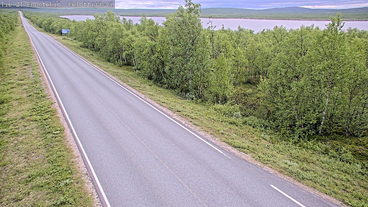 Kelikamerat Kuva Tie 21 Enontekiö, Kelottijärvi, Enontekiö, Lappi