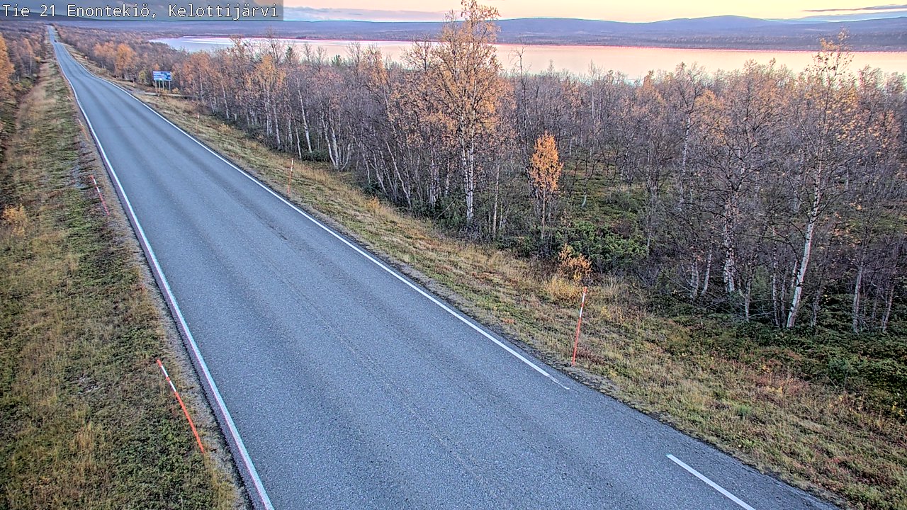 Kelikamerat Kuva Tie 21 Enontekiö, Kelottijärvi, Enontekiö, Lappi