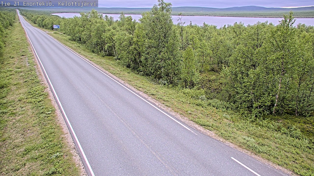 Kelikamerat Kuva Tie 21 Enontekiö, Kelottijärvi, Enontekiö, Lappi