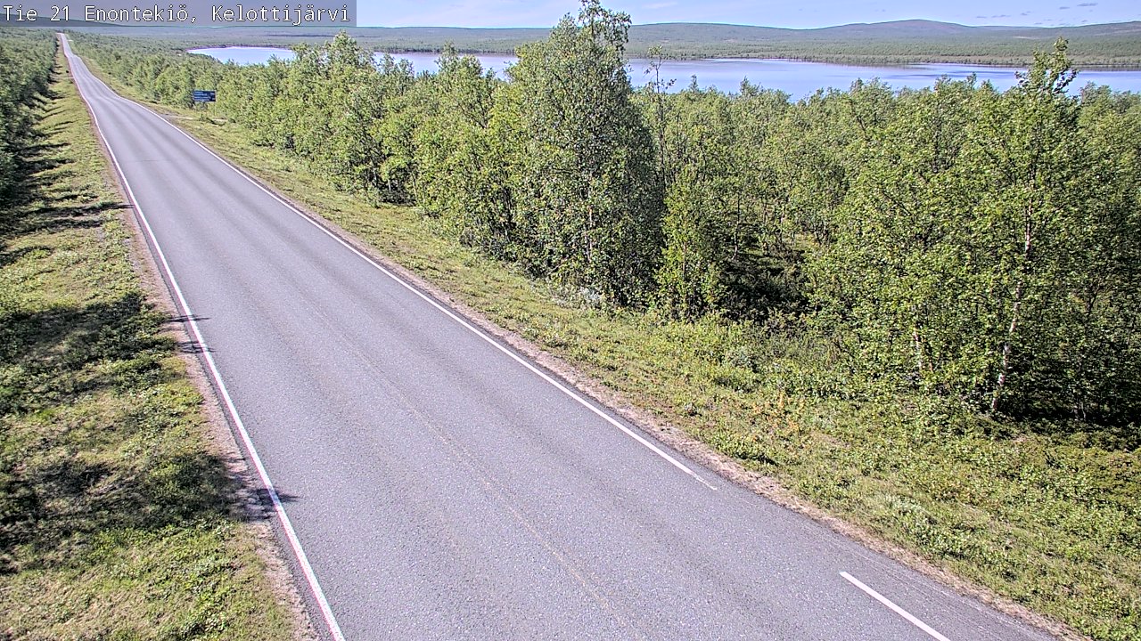 Kelikamerat Kuva Tie 21 Enontekiö, Kelottijärvi, Enontekiö, Lappi