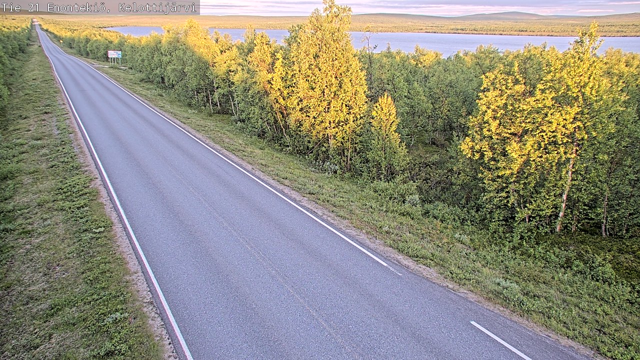 Kelikamerat Kuva Tie 21 Enontekiö, Kelottijärvi, Enontekiö, Lappi