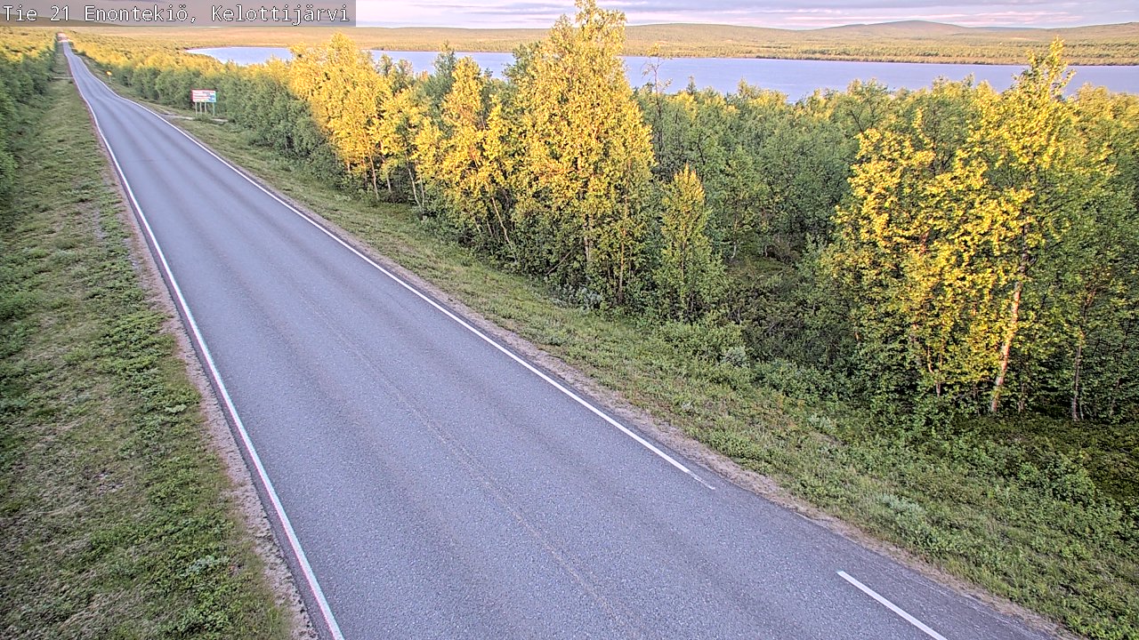 Kelikamerat Kuva Tie 21 Enontekiö, Kelottijärvi, Enontekiö, Lappi