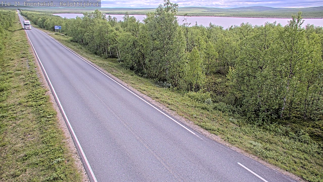 Kelikamerat Kuva Tie 21 Enontekiö, Kelottijärvi, Enontekiö, Lappi
