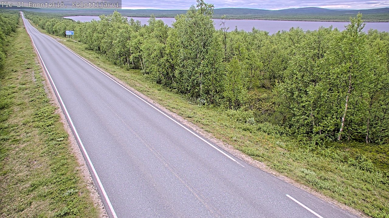 Kelikamerat Kuva Tie 21 Enontekiö, Kelottijärvi, Enontekiö, Lappi