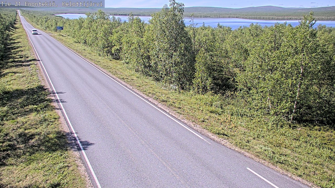 Kelikamerat Kuva Tie 21 Enontekiö, Kelottijärvi, Enontekiö, Lappi