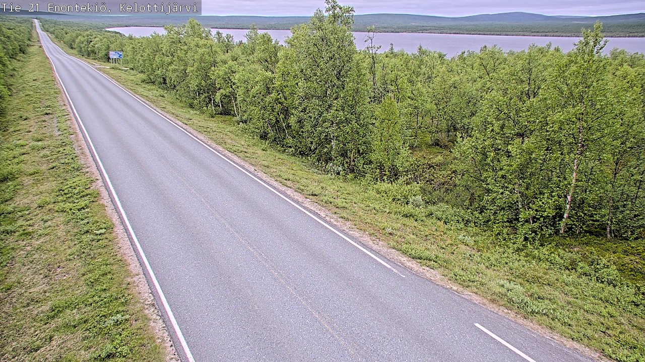 Kelikamerat Kuva Tie 21 Enontekiö, Kelottijärvi, Enontekiö, Lappi