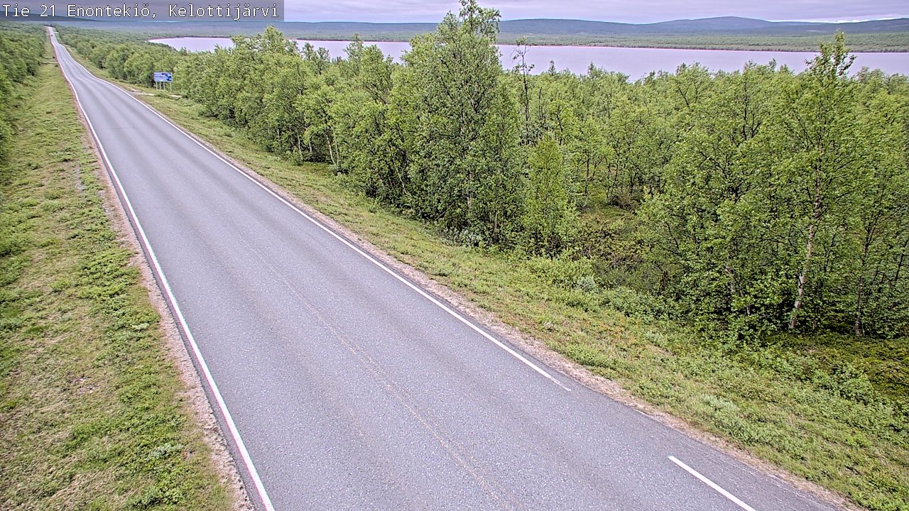 Kelikamerat Kuva Tie 21 Enontekiö, Kelottijärvi, Enontekiö, Lappi