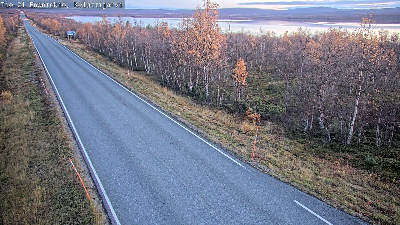 Kelikamerat Kuva Tie 21 Enontekiö, Kelottijärvi, Enontekiö, Lappi