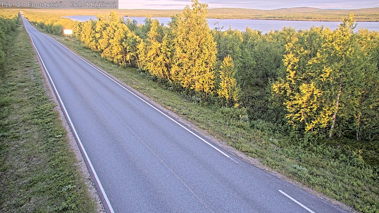 Kelikamerat Kuva Tie 21 Enontekiö, Kelottijärvi, Enontekiö, Lappi