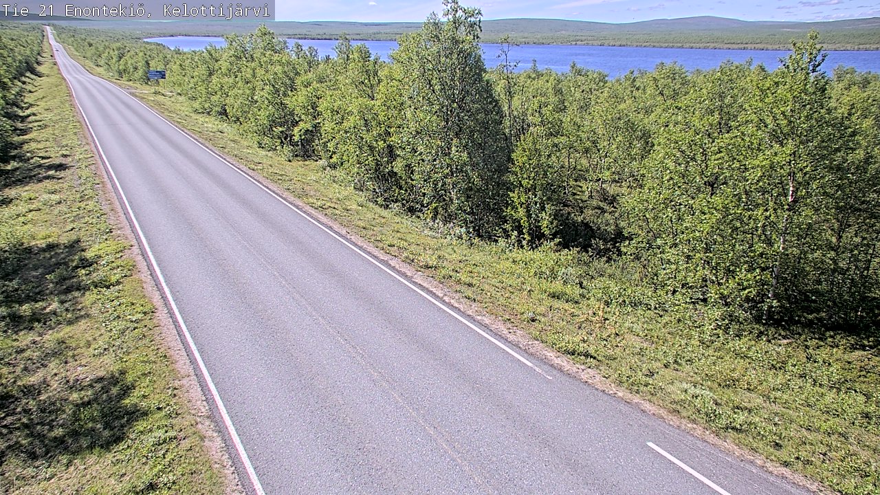 Kelikamerat Kuva Tie 21 Enontekiö, Kelottijärvi, Enontekiö, Lappi