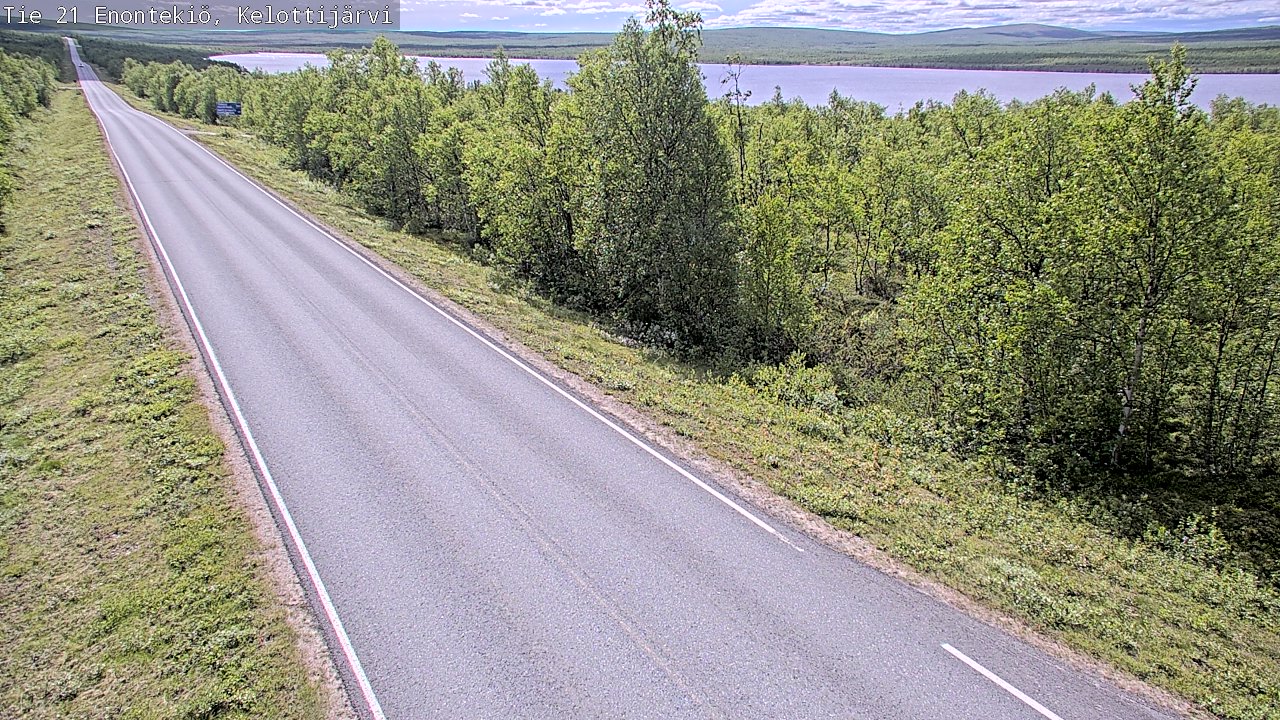 Kelikamerat Kuva Tie 21 Enontekiö, Kelottijärvi, Enontekiö, Lappi