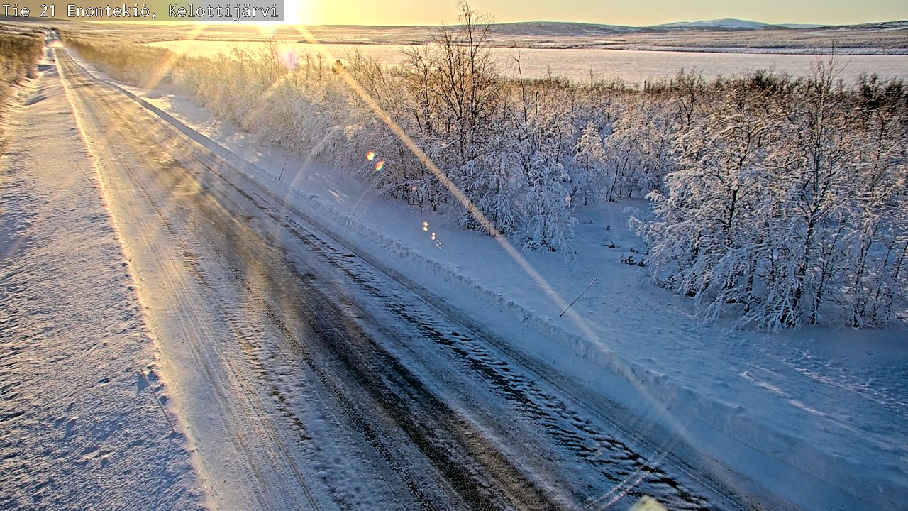 Kelikamerat Kuva Tie 21 Enontekiö, Kelottijärvi, Enontekiö, Lappi