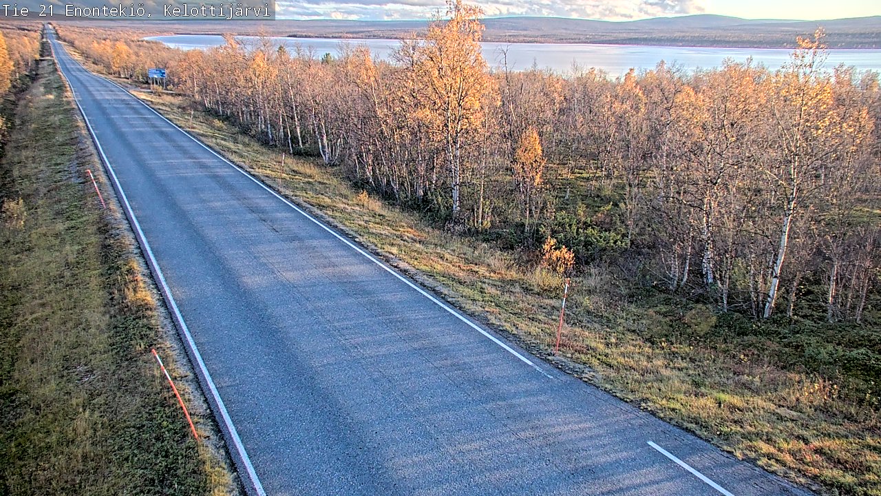 Kelikamerat Kuva Tie 21 Enontekiö, Kelottijärvi, Enontekiö, Lappi