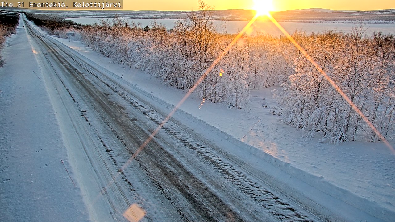 Kelikamerat Kuva Tie 21 Enontekiö, Kelottijärvi, Enontekiö, Lappi