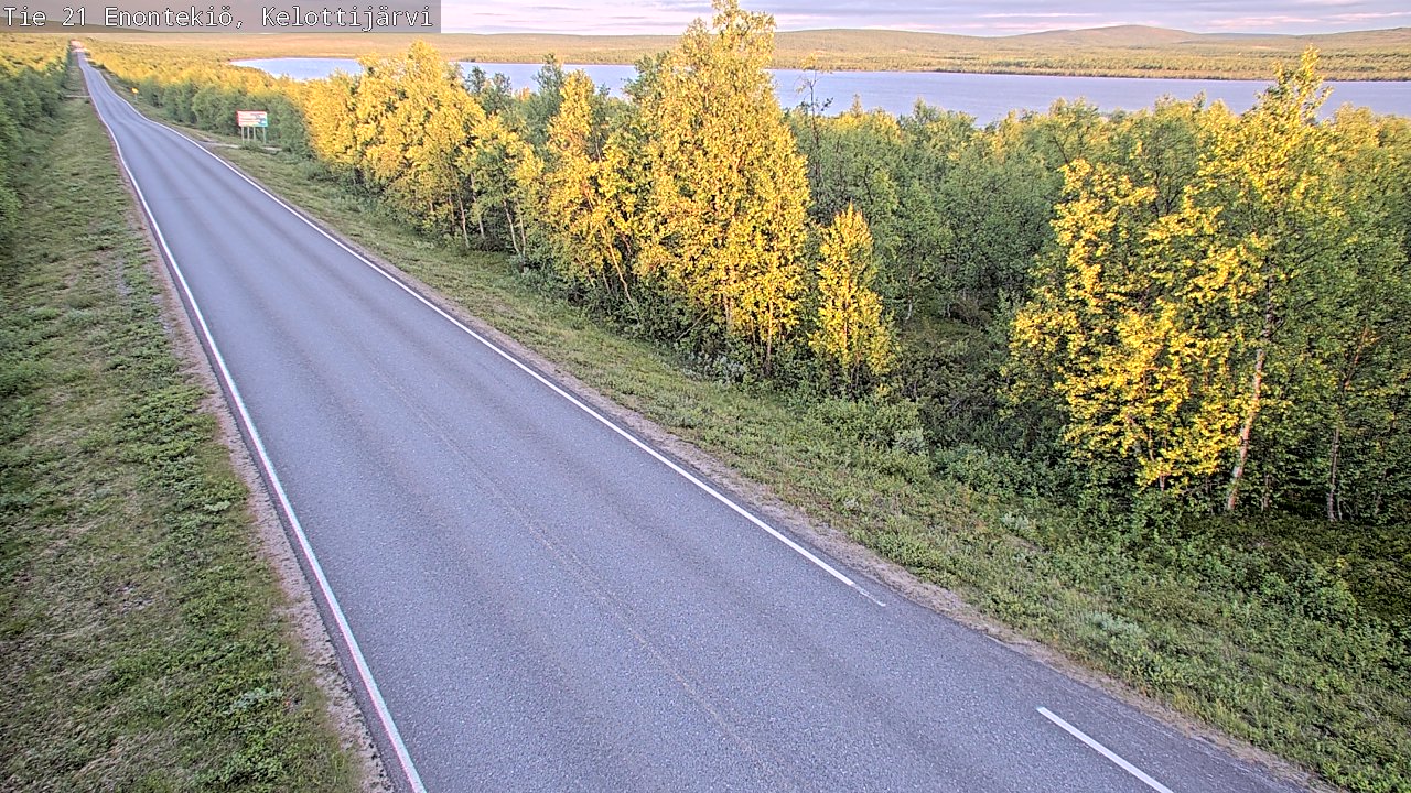 Kelikamerat Kuva Tie 21 Enontekiö, Kelottijärvi, Enontekiö, Lappi
