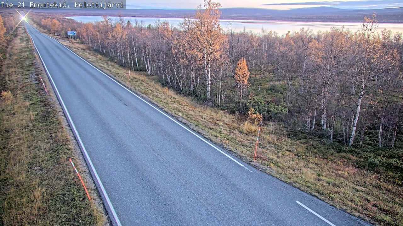 Kelikamerat Kuva Tie 21 Enontekiö, Kelottijärvi, Enontekiö, Lappi