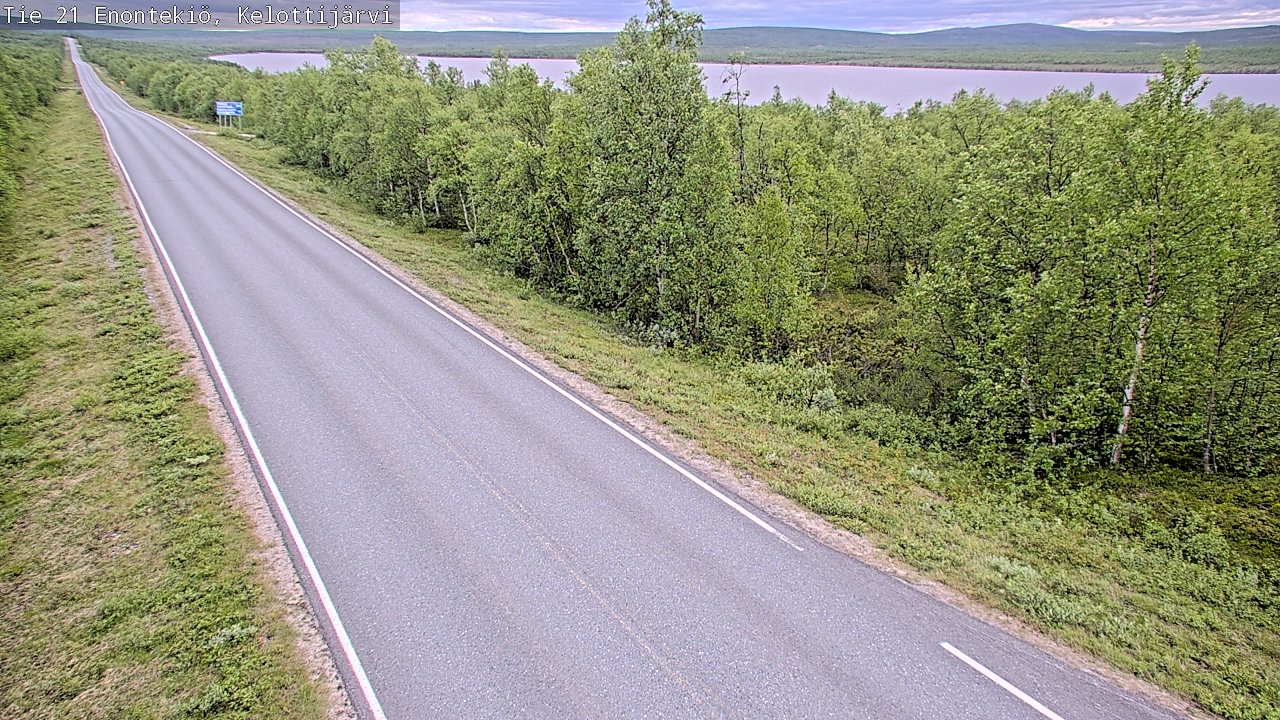 Kelikamerat Kuva Tie 21 Enontekiö, Kelottijärvi, Enontekiö, Lappi