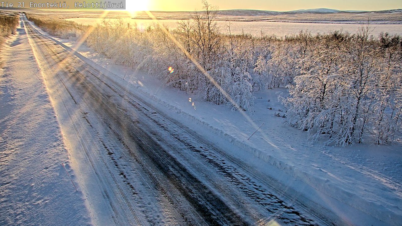 Kelikamerat Kuva Tie 21 Enontekiö, Kelottijärvi, Enontekiö, Lappi