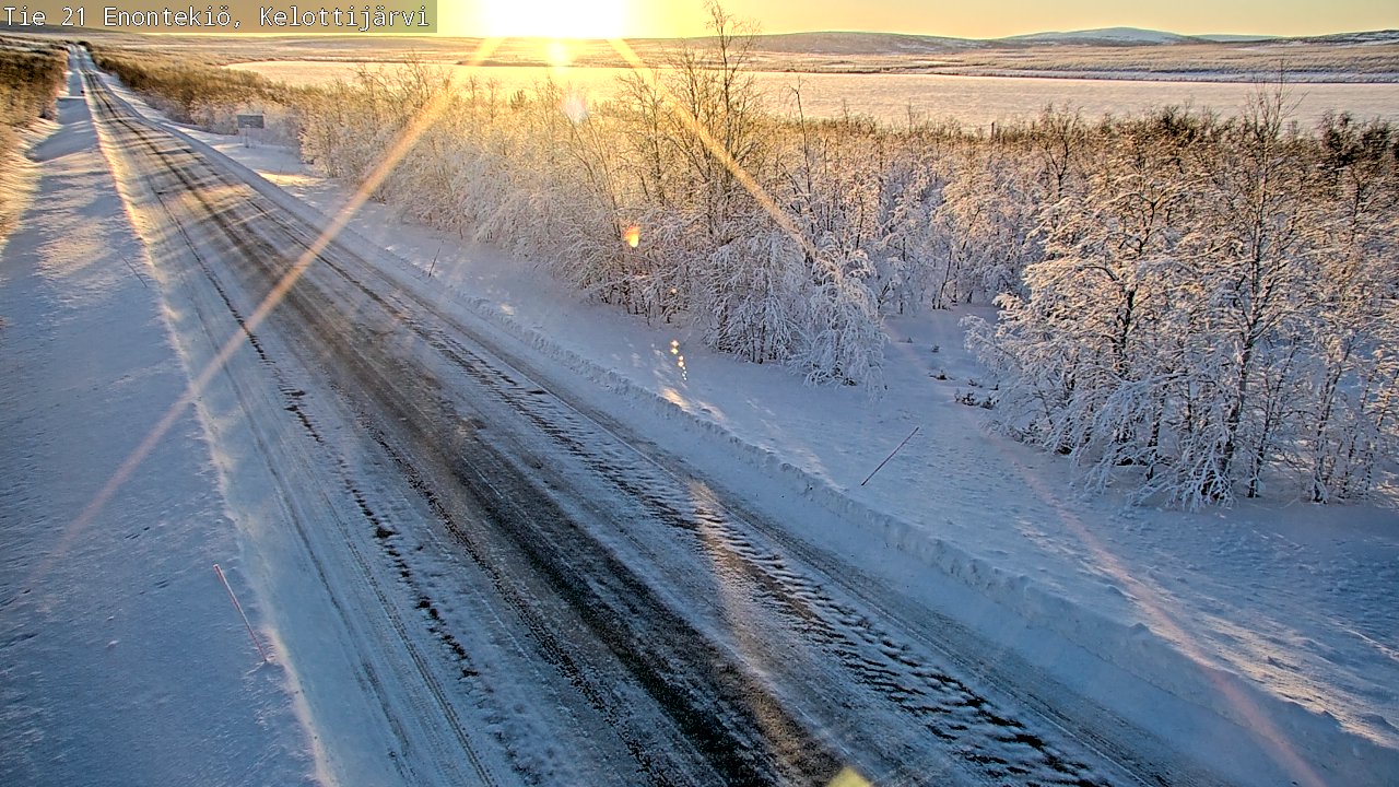 Kelikamerat Kuva Tie 21 Enontekiö, Kelottijärvi, Enontekiö, Lappi