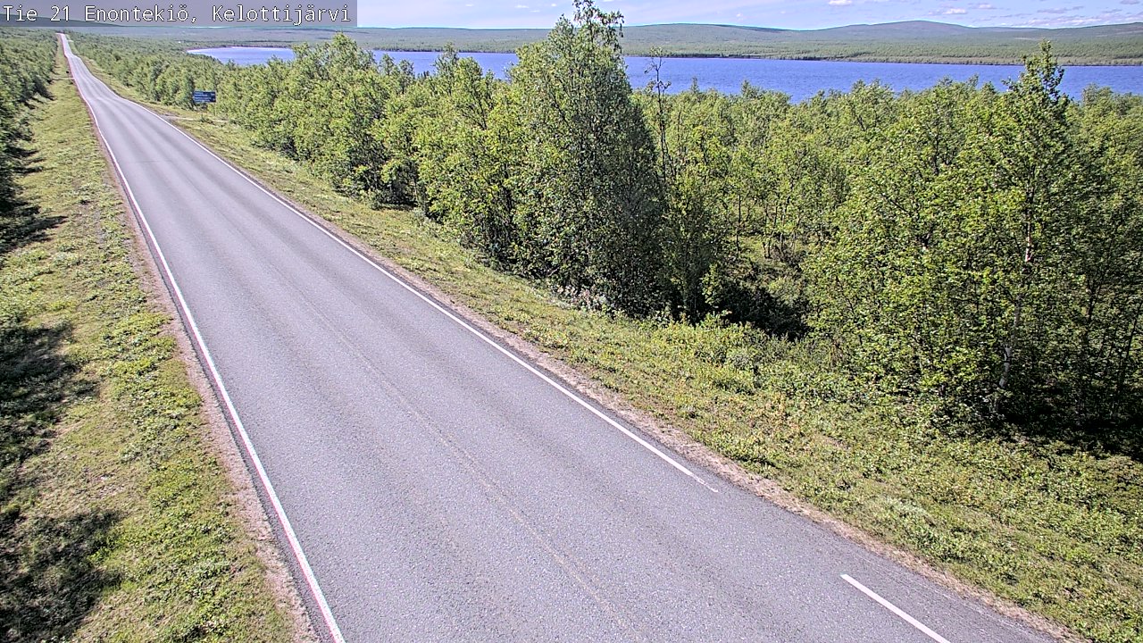 Kelikamerat Kuva Tie 21 Enontekiö, Kelottijärvi, Enontekiö, Lappi