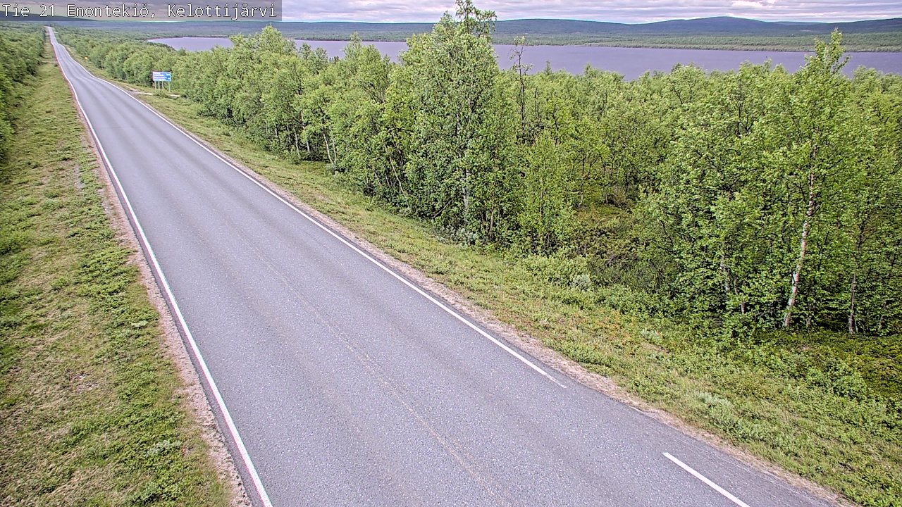 Kelikamerat Kuva Tie 21 Enontekiö, Kelottijärvi, Enontekiö, Lappi