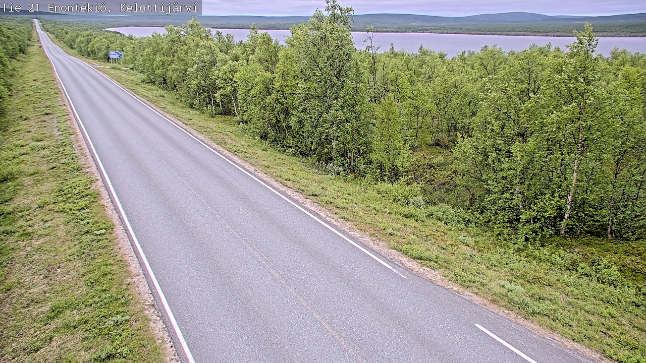 Kelikamerat Kuva Tie 21 Enontekiö, Kelottijärvi, Enontekiö, Lappi