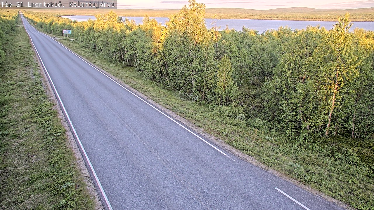 Kelikamerat Kuva Tie 21 Enontekiö, Kelottijärvi, Enontekiö, Lappi
