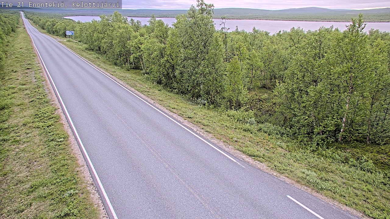 Kelikamerat Kuva Tie 21 Enontekiö, Kelottijärvi, Enontekiö, Lappi