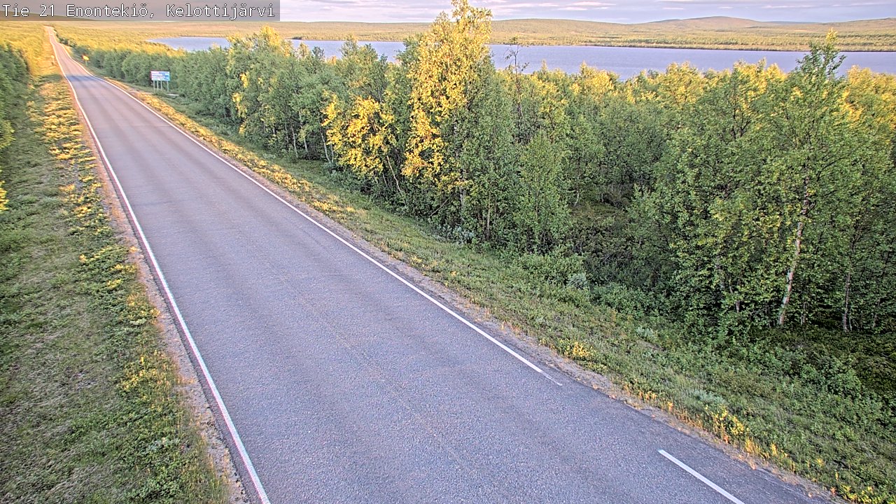 Kelikamerat Kuva Tie 21 Enontekiö, Kelottijärvi, Enontekiö, Lappi