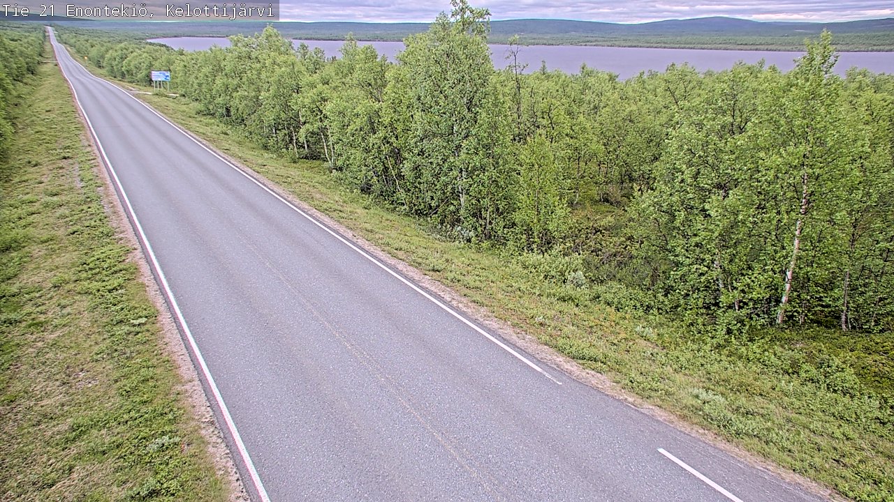 Kelikamerat Kuva Tie 21 Enontekiö, Kelottijärvi, Enontekiö, Lappi