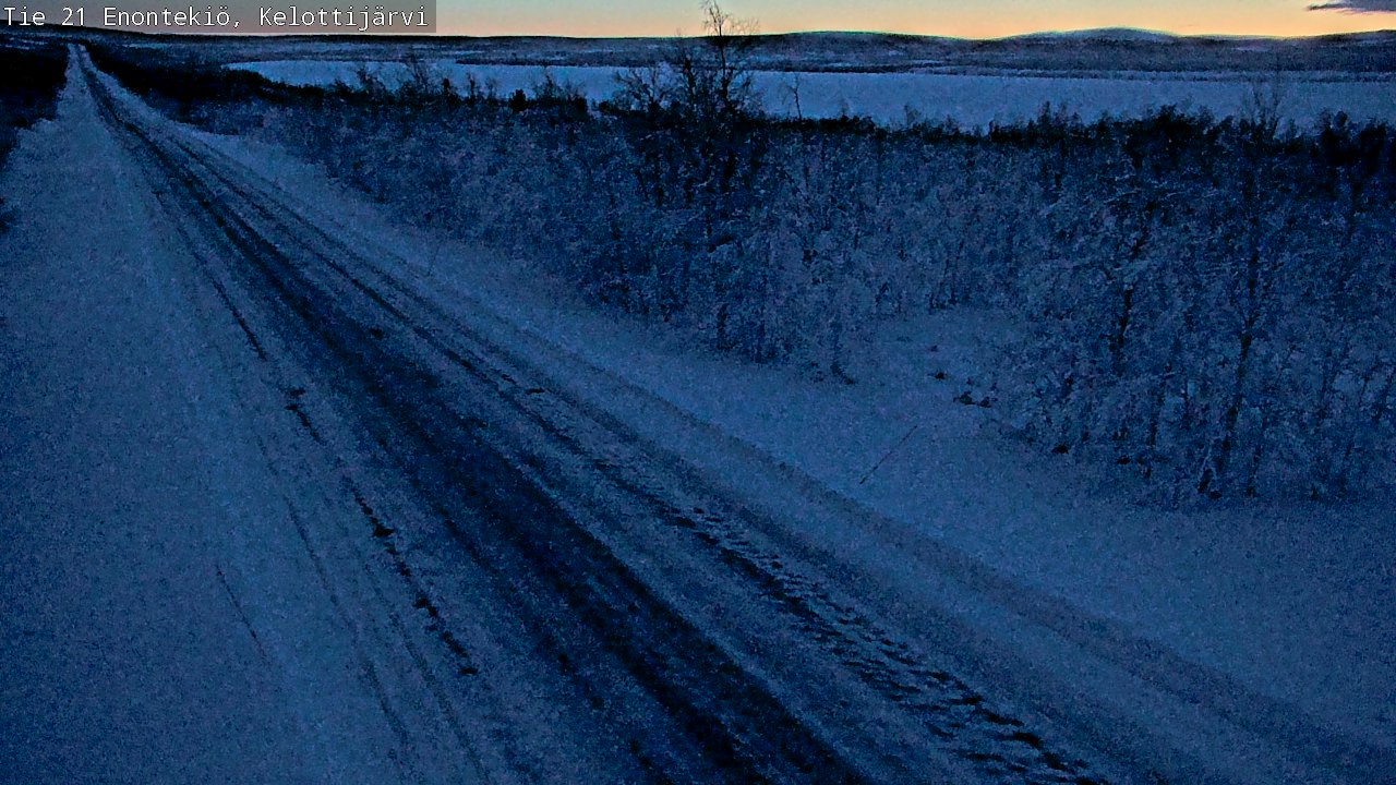 Kelikamerat Kuva Tie 21 Enontekiö, Kelottijärvi, Enontekiö, Lappi