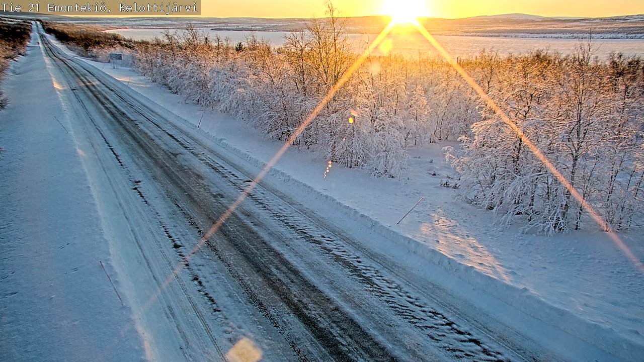 Kelikamerat Kuva Tie 21 Enontekiö, Kelottijärvi, Enontekiö, Lappi