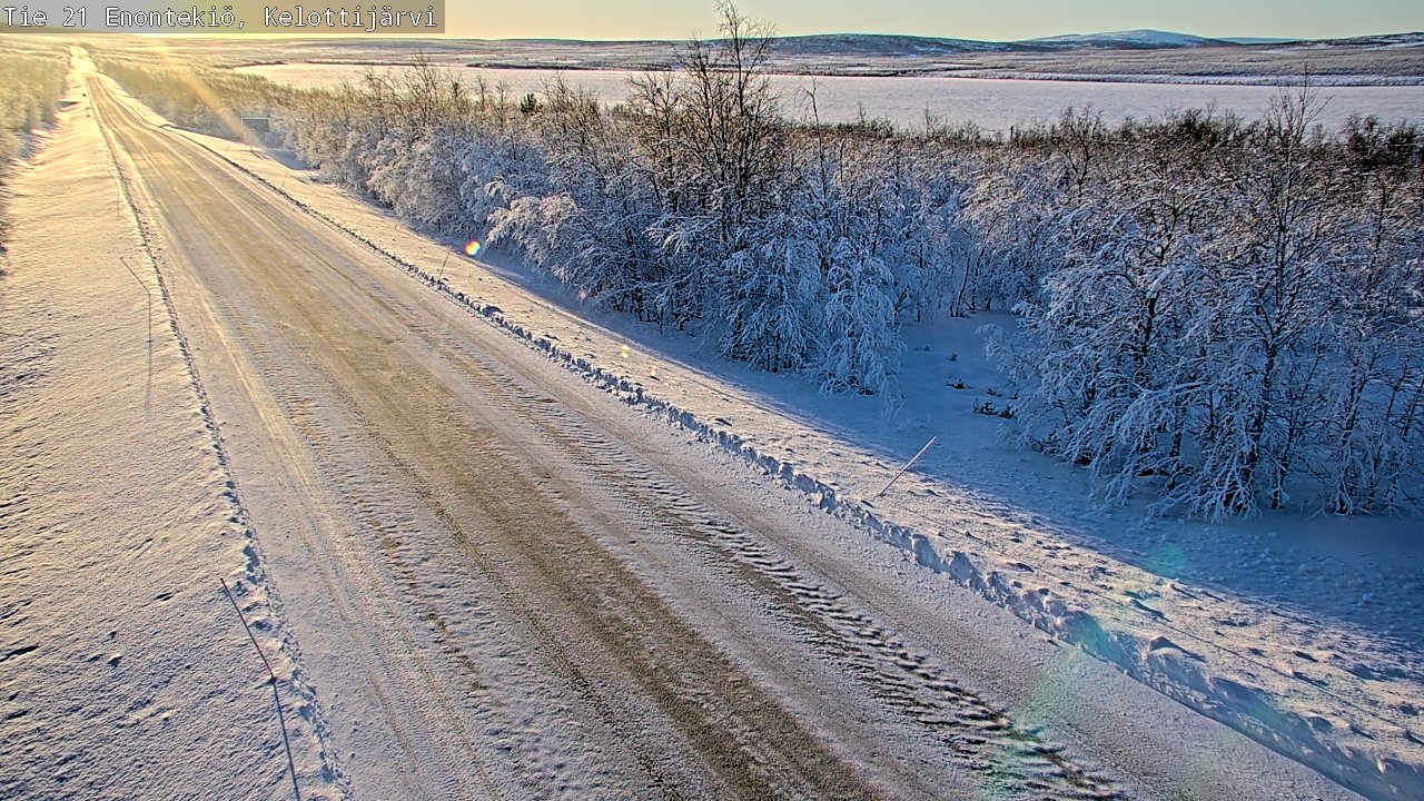Kelikamerat Kuva Tie 21 Enontekiö, Kelottijärvi, Enontekiö, Lappi