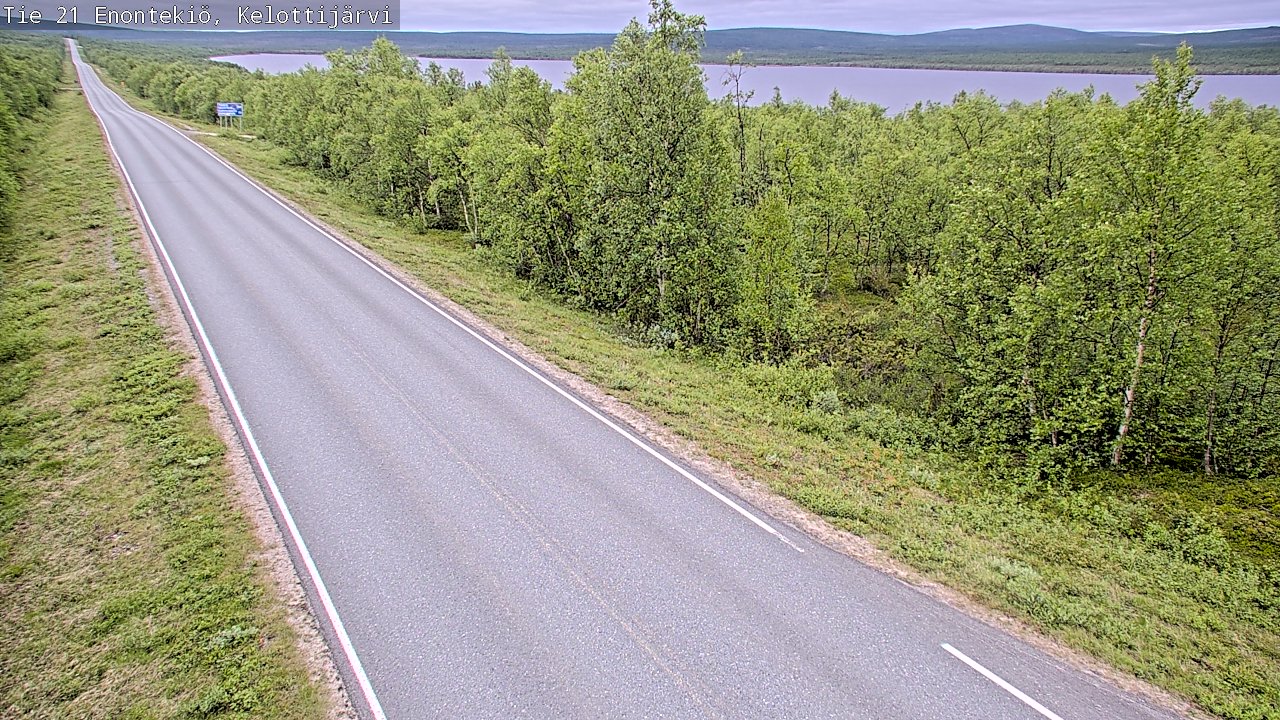 Kelikamerat Kuva Tie 21 Enontekiö, Kelottijärvi, Enontekiö, Lappi