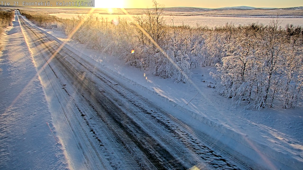 Kelikamerat Kuva Tie 21 Enontekiö, Kelottijärvi, Enontekiö, Lappi