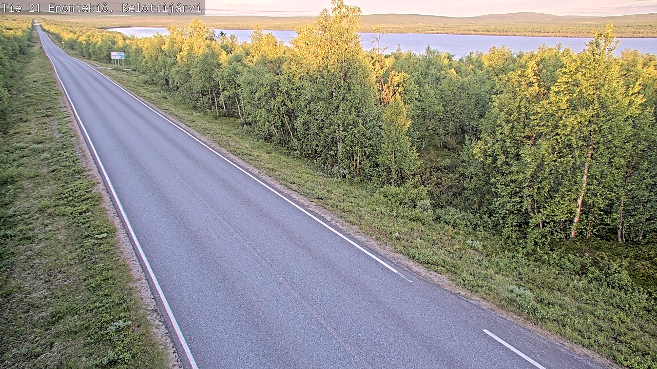Kelikamerat Kuva Tie 21 Enontekiö, Kelottijärvi, Enontekiö, Lappi