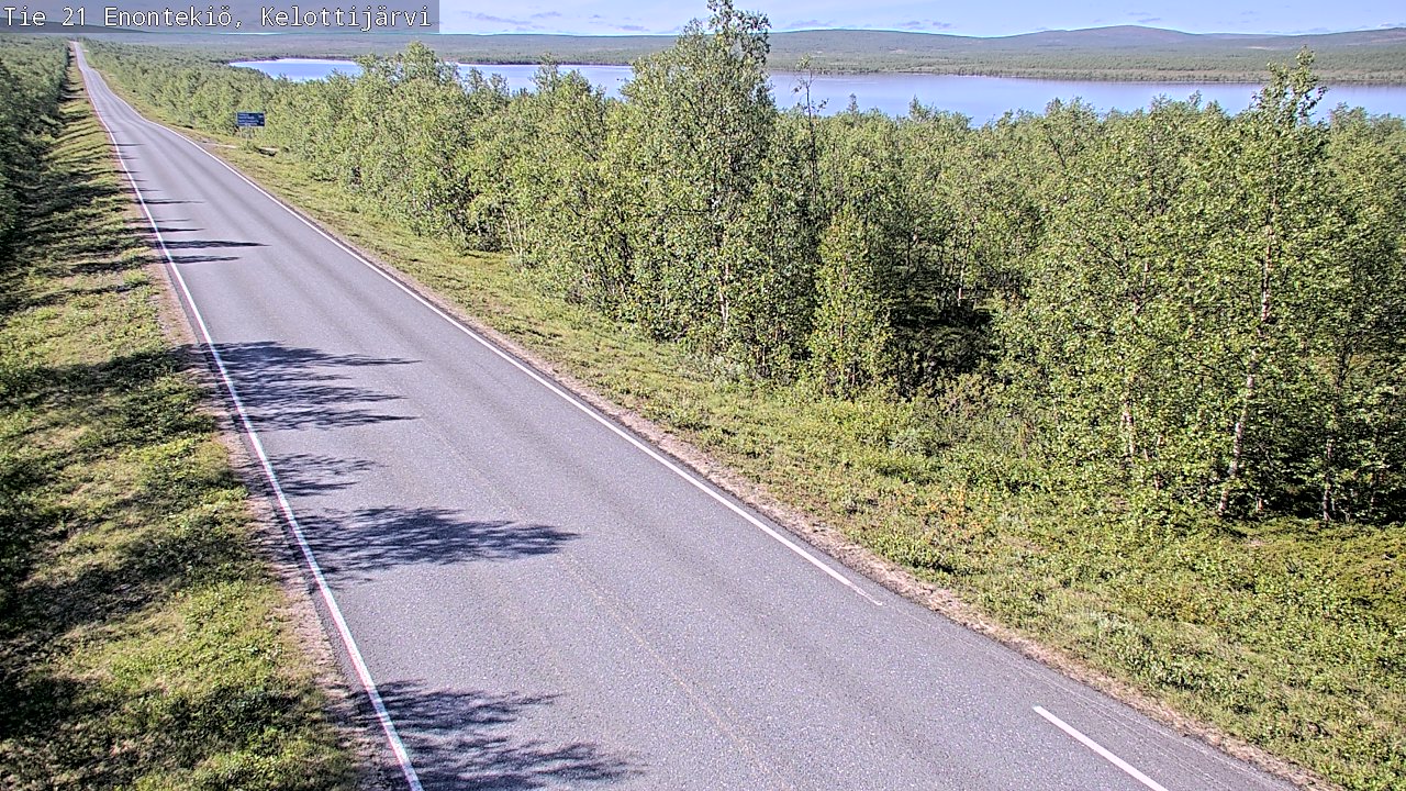 Kelikamerat Kuva Tie 21 Enontekiö, Kelottijärvi, Enontekiö, Lappi