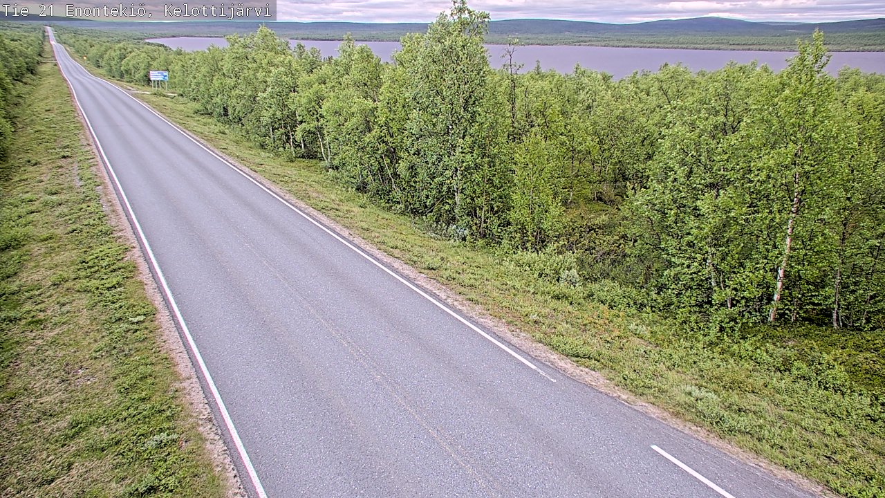 Kelikamerat Kuva Tie 21 Enontekiö, Kelottijärvi, Enontekiö, Lappi