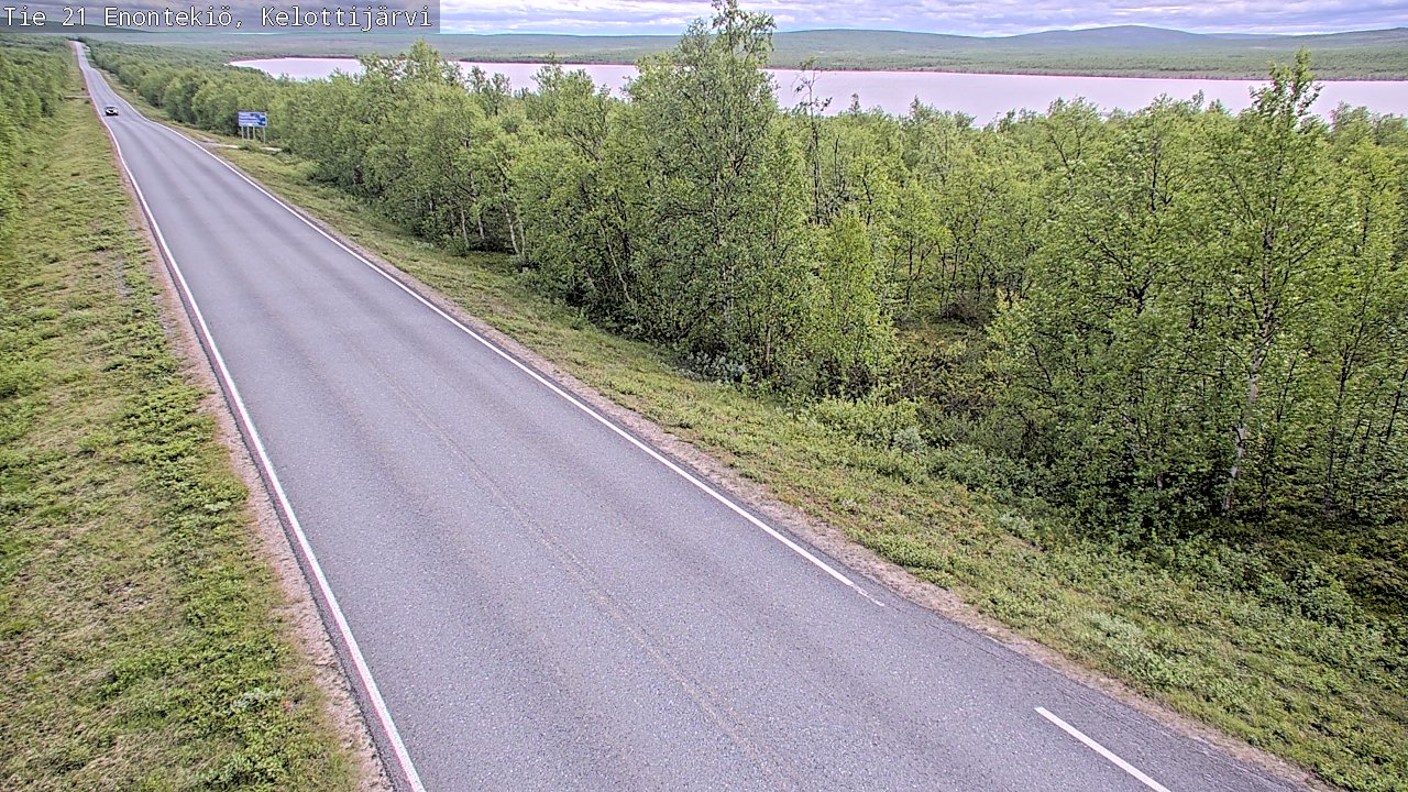 Kelikamerat Kuva Tie 21 Enontekiö, Kelottijärvi, Enontekiö, Lappi