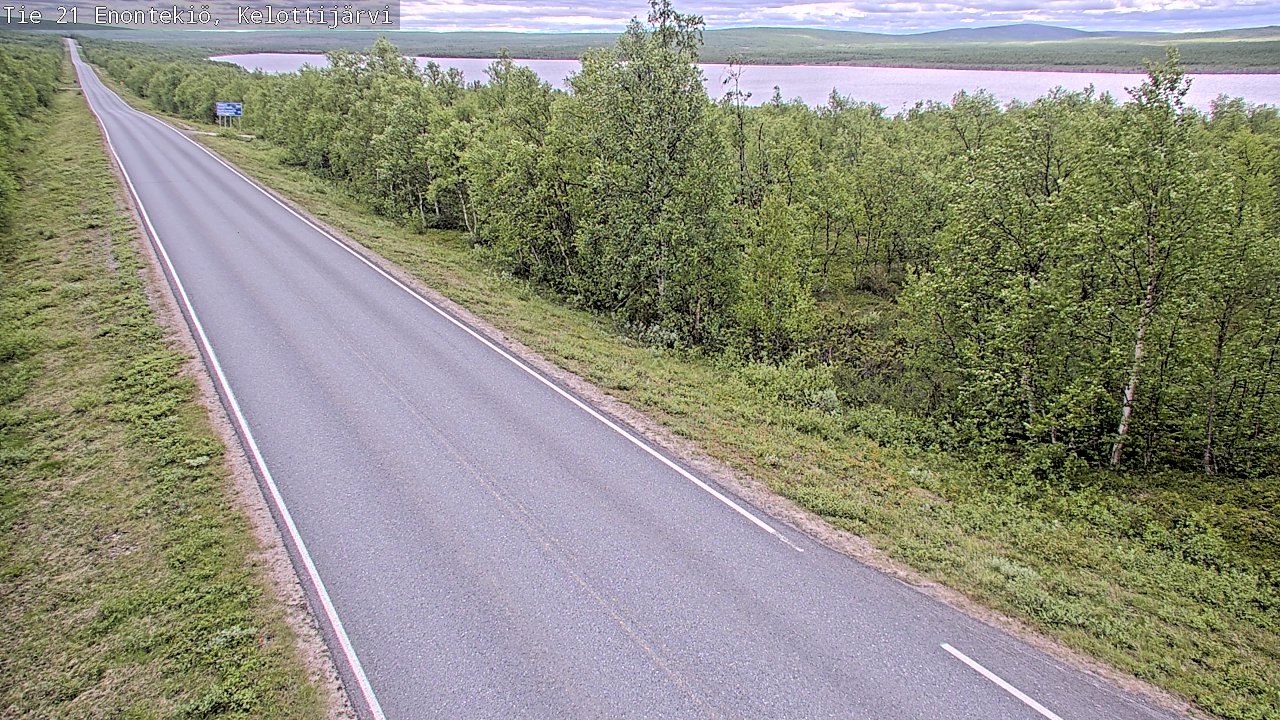 Kelikamerat Kuva Tie 21 Enontekiö, Kelottijärvi, Enontekiö, Lappi