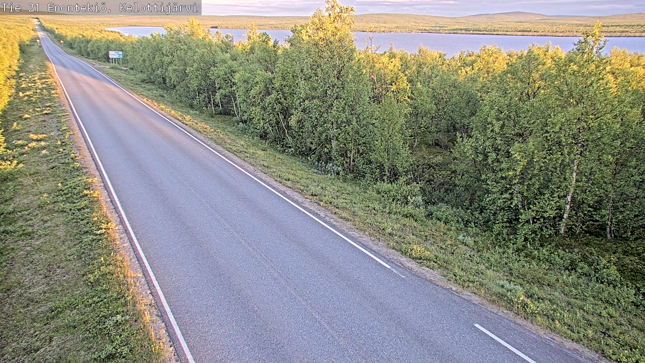 Kelikamerat Kuva Tie 21 Enontekiö, Kelottijärvi, Enontekiö, Lappi
