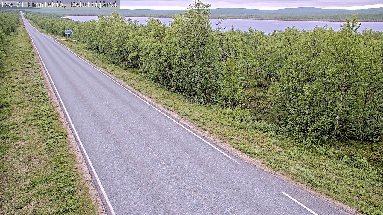 Kelikamerat Kuva Tie 21 Enontekiö, Kelottijärvi, Enontekiö, Lappi