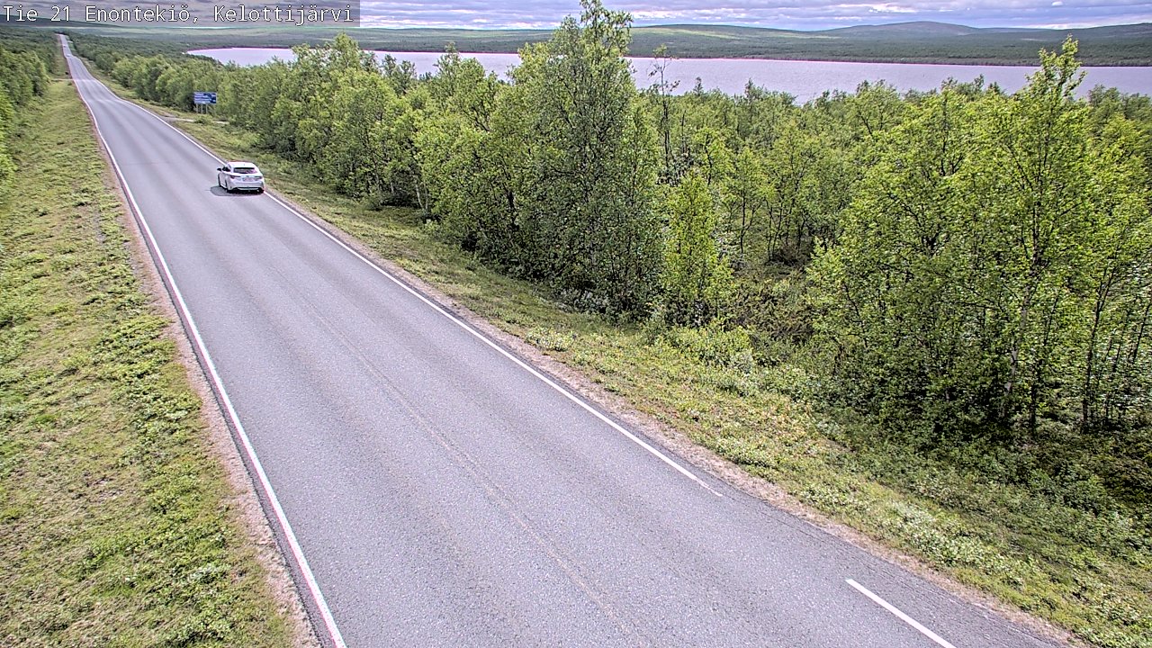 Kelikamerat Kuva Tie 21 Enontekiö, Kelottijärvi, Enontekiö, Lappi