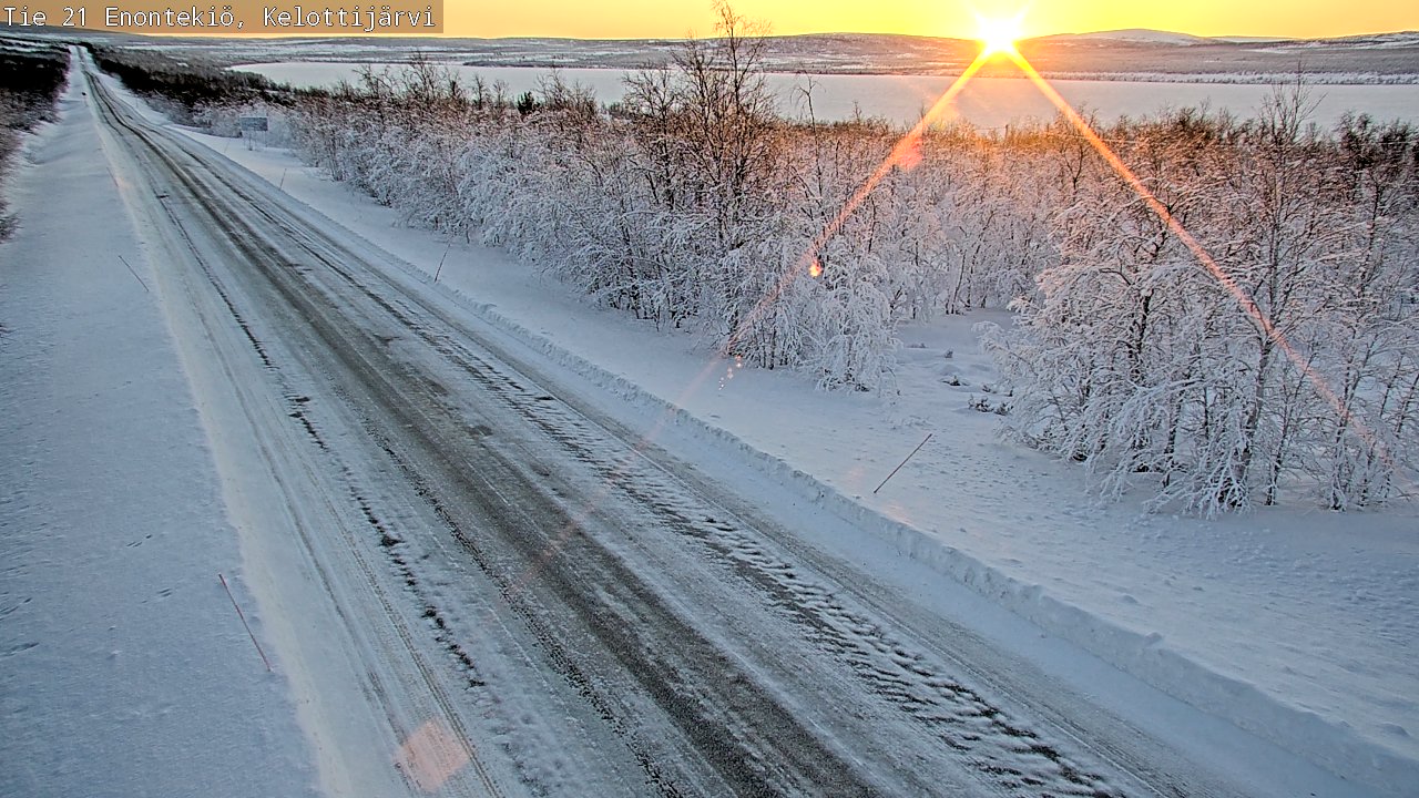 Kelikamerat Kuva Tie 21 Enontekiö, Kelottijärvi, Enontekiö, Lappi