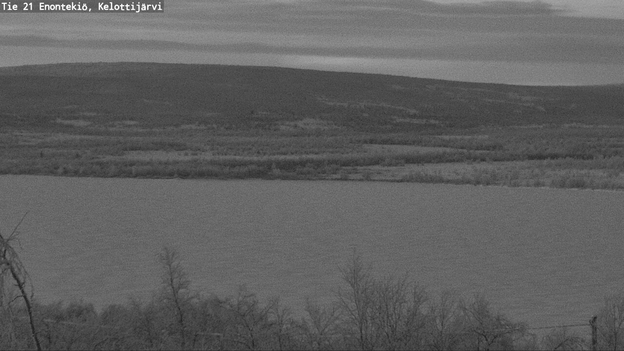 Weather Camera Image Road 21 Enontekiö, Kelottijärvi, Enontekiö, Lappi